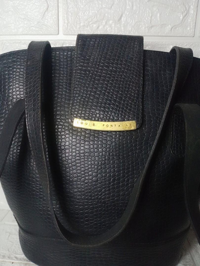 Louis Fontaine shoulder bag original, Barang Mewah, Tas & Dompet di  Carousell