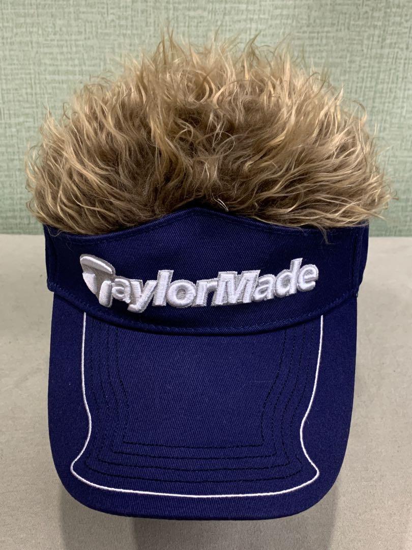 TAYLORMADE GOLF CAP WITH ARTIFICIAL HAIR LIKE NEW, Men's Fashion