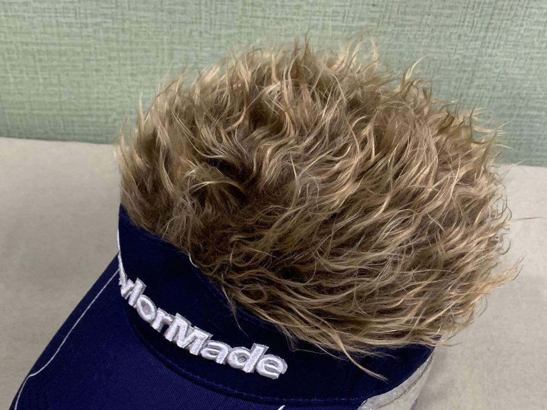 TAYLORMADE GOLF CAP WITH ARTIFICIAL HAIR LIKE NEW, Men's Fashion