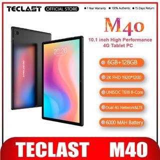 Teclast M40 Android 10.0 Tablet PC 6GB RAM 128GB ROM 10.1 inch 8MP Dual Camera Dual 4G Tablet