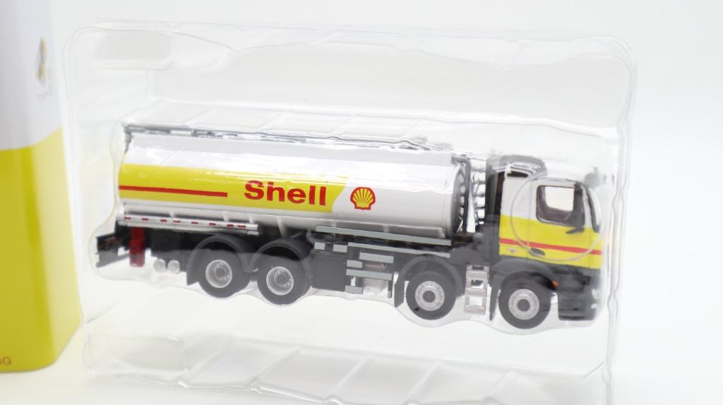 TINY Shell Motor Oil Tanker Truck Mercedes Benz Antos