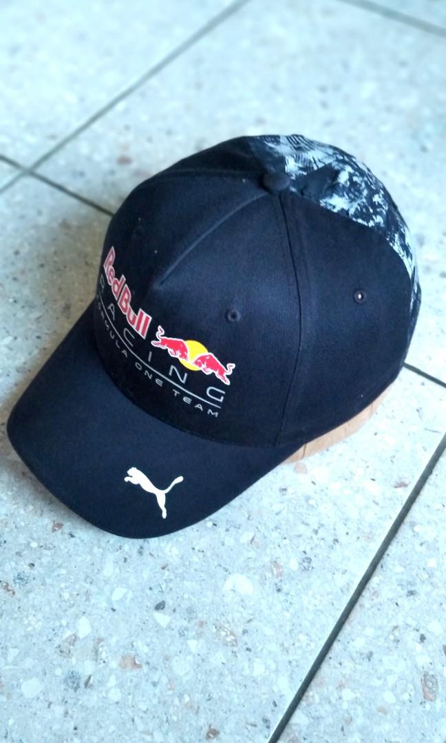 Topi Puma red bull cap, Fesyen Pria 
