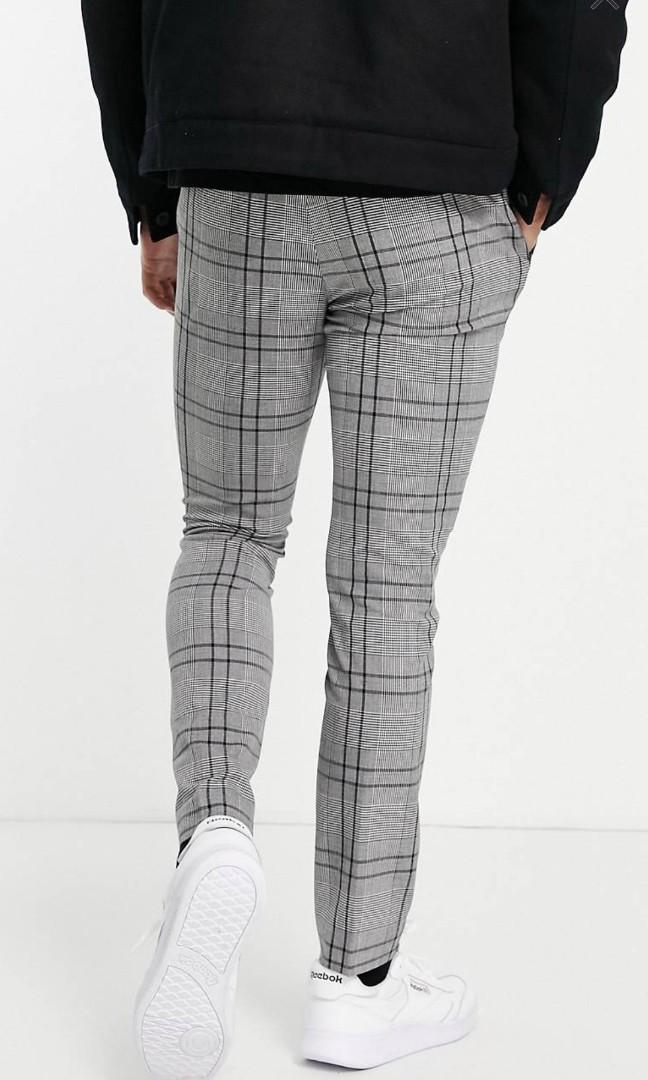TOPMAN Leather Skinny Black Trousers  Fucking Young