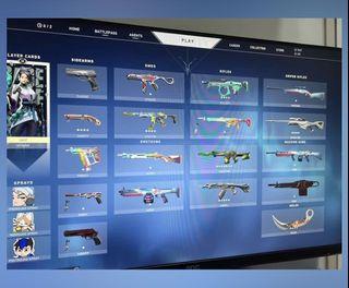Valorant Acc with BP and Skins
