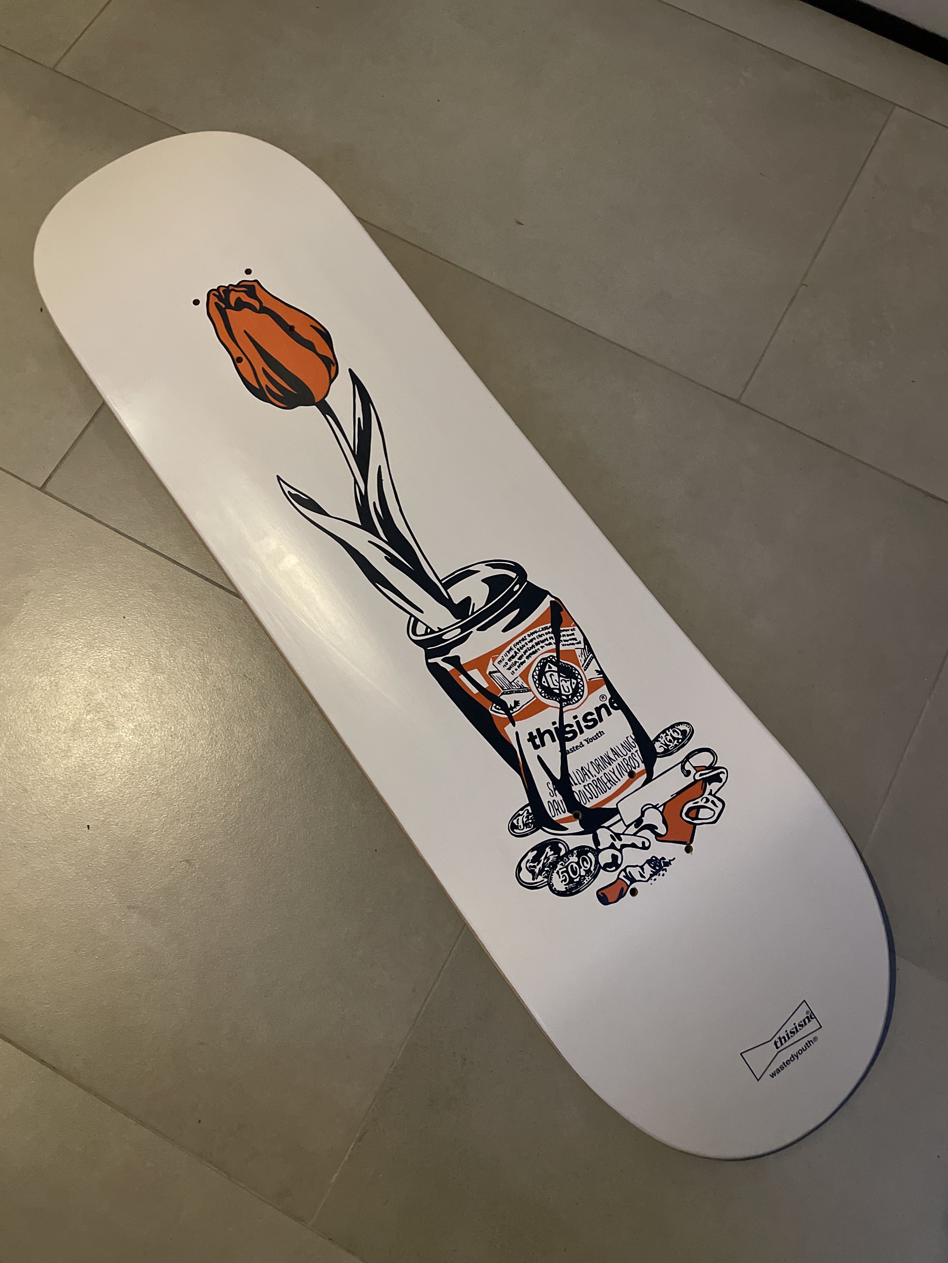 VERDY WASTED YOUTH SKATEBOARD DECK-tops.edu.ng