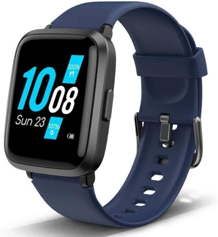 VeryFitPro Smart Watch Navy Blue Mobile Phones Gadgets Mobile Gadget Accessories Other Mobile Gadget Accessories on Carousell