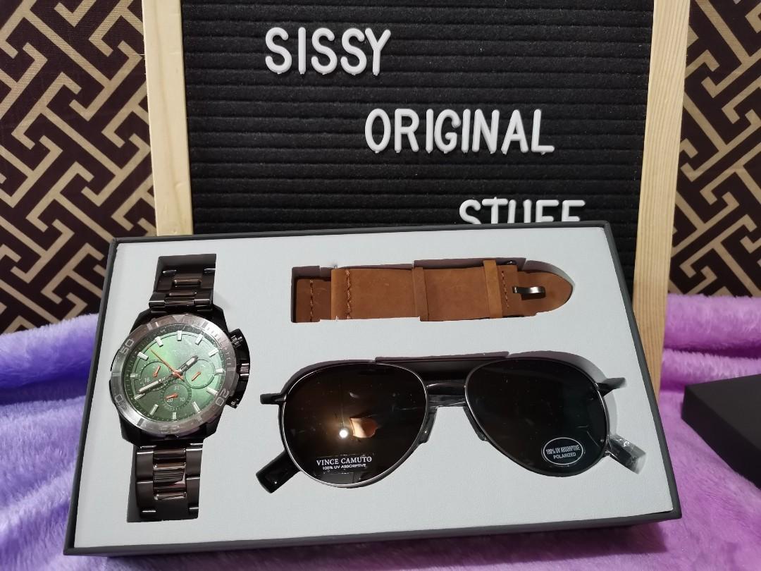 Vince camuto watch sales and sunglasses set