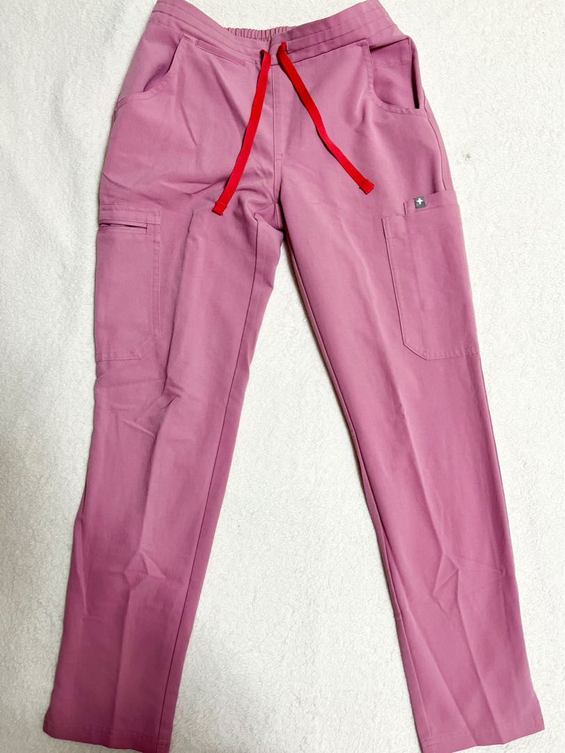 Wear Figs Chalk Pink Petite Yola Pants, Women's Fashion, Bottoms, Other ...