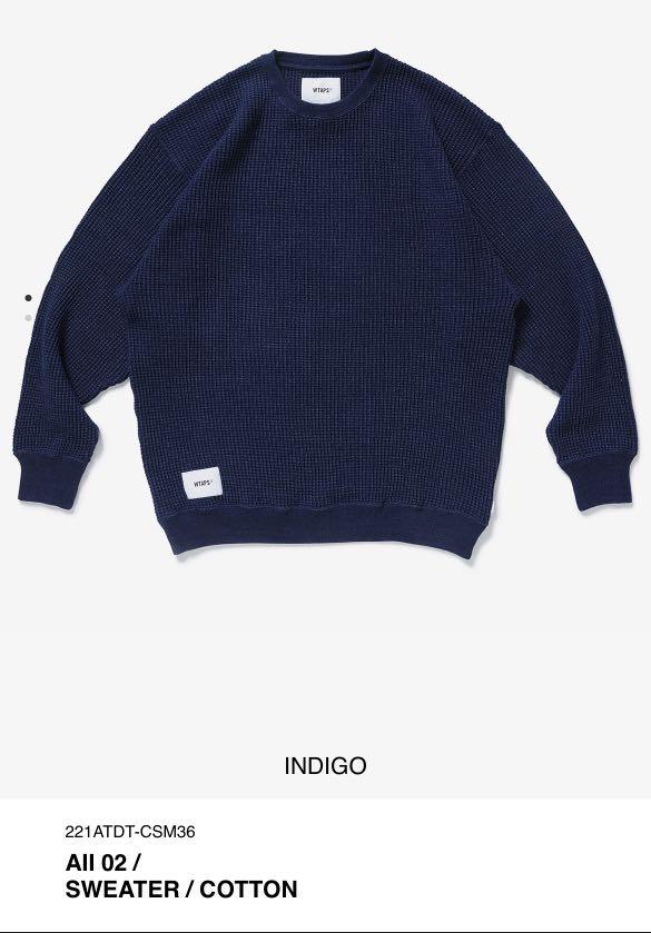 wtaps 22ss ALL 02 /SWEATER /COTTON L03-