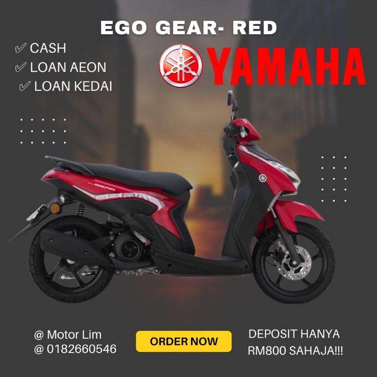 Yamaha ego gear