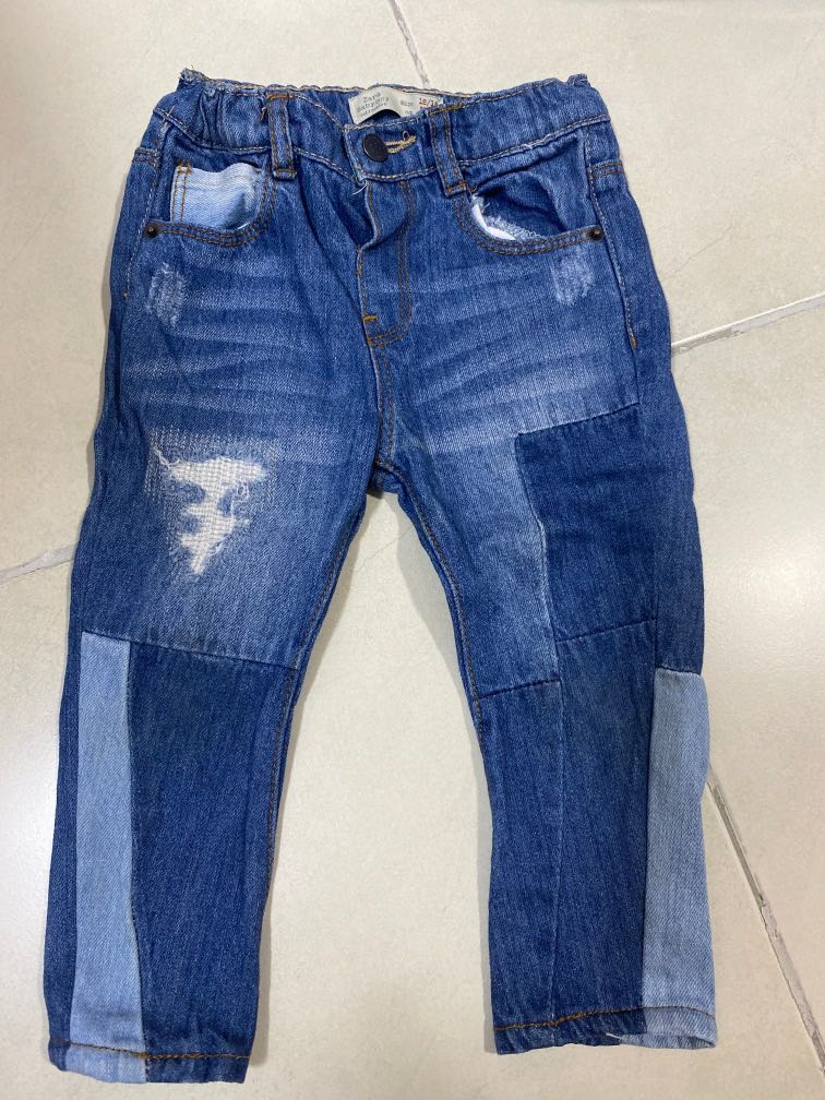 Zara Baby Boy Jeans, Babies & Kids, Babies & Kids Fashion on Carousell