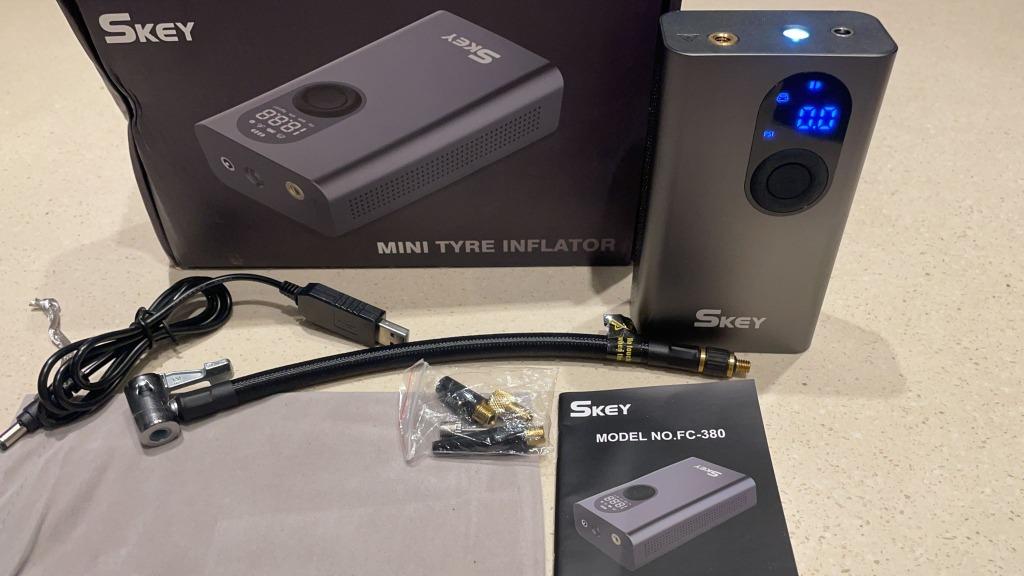 Skey car mini tyre store inflator