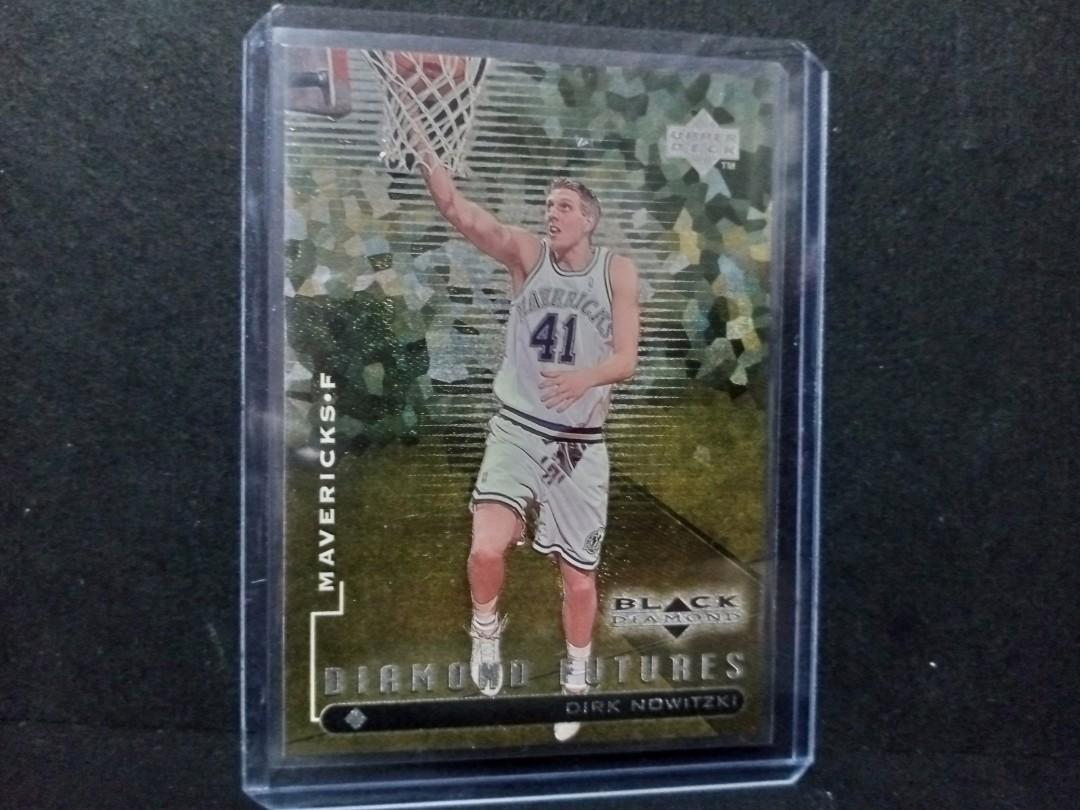 1998-99 Black Diamond #92 Dirk Nowitzki RC (Category: Raw Singles) located in Paranaque City. Submitted by limitedrun (Listing ID 1148439453, Image 1). Description: 1998-99 Black Diamond #92 Dirk Nowitzki RC MUST HAVE!! HARD TO FIND!! PAYMENT: •Bank deposit -BDO, BPI, GCash SHIPPING: •Grab Express, Lalamove, Mr.Speedy (buyer shoulders shipping fee) **No meetups for the meantime due to COVID-19 pandemic** Cards are in prestine condition unless sta