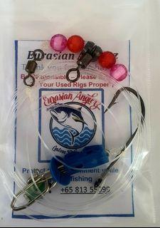 3 x Pulley Rigs with Splash Down | Surfcasting Usage