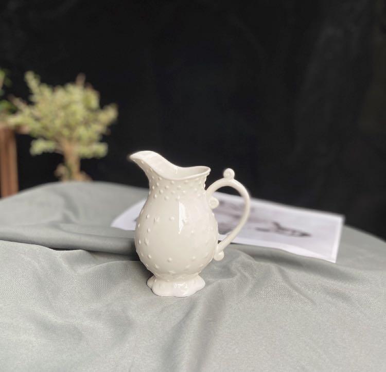 Winkiegrocery 懷舊感覺陶瓷復古下午茶奶罐花器復古奶壺花瓶五款 傢俬 家居 廚具和餐具 茶具配件 Carousell