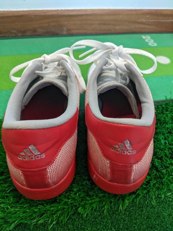 Red adidas golf shoes clearance