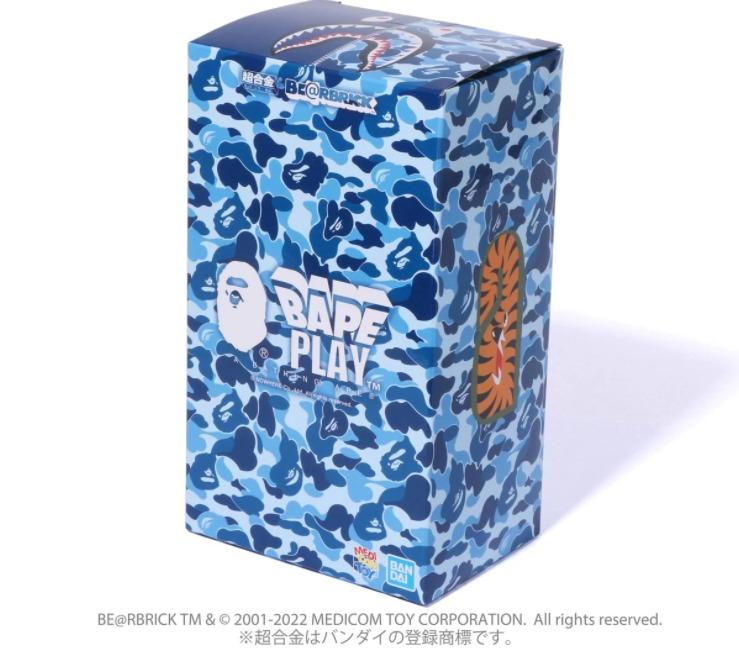 超合金BE@RBRICK BAPE(R) ABC CAMO SHARK PINK／BLUE CONFIRMED ORDER