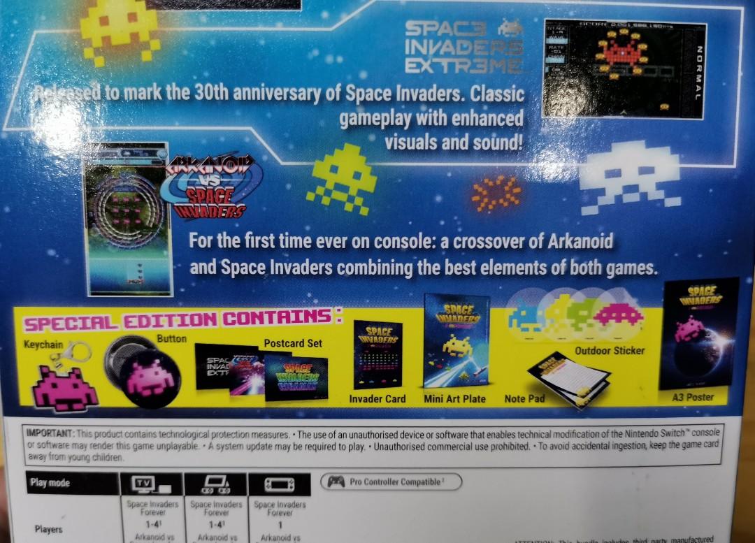 全新Switch 英文版太空侵略者永恆限定版Space Invaders ~Forever
