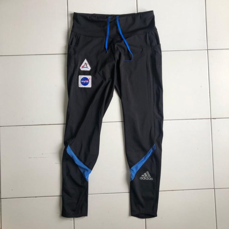 ADIDAS OWN THE RUN SPACE RACE 7/8 RUN LEGGING (Rare Item) Women celana lari  ketat wanita not nike reebok new balance lululemon 2xu, Olah Raga, Baju  Olahraga di Carousell