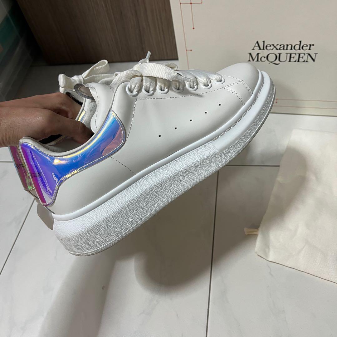 Alexander Mcqueen Oversized Holographic Sneaker Women s Fashion