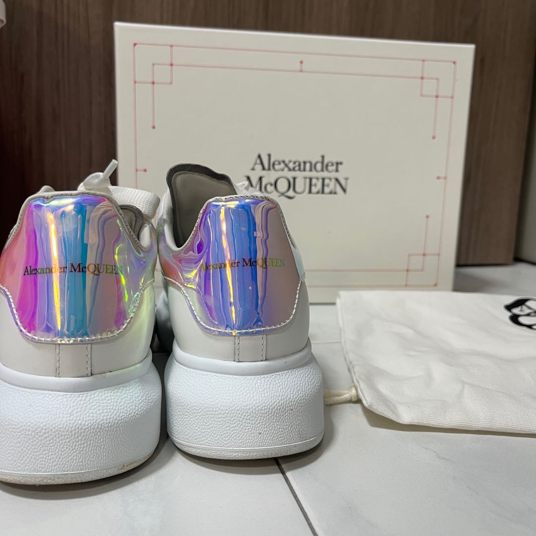 Alexander McQueen | Shoes | Alexander Mcqueen Holographic Sneakers 37 Nwb |  Poshmark