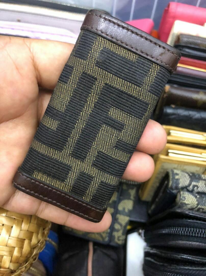 Fendi key holder hot sale