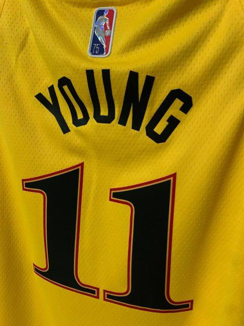 Trae Young Hawks City Edition Swingman L 48 Jersey Nike Authentic REAL  Mixtape