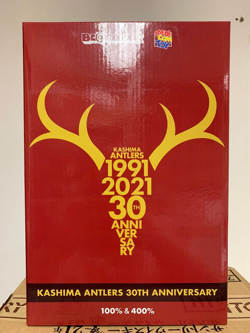 全新現貨Bearbrick 鹿島鹿角Kashima Antlers 30th Anniversary J