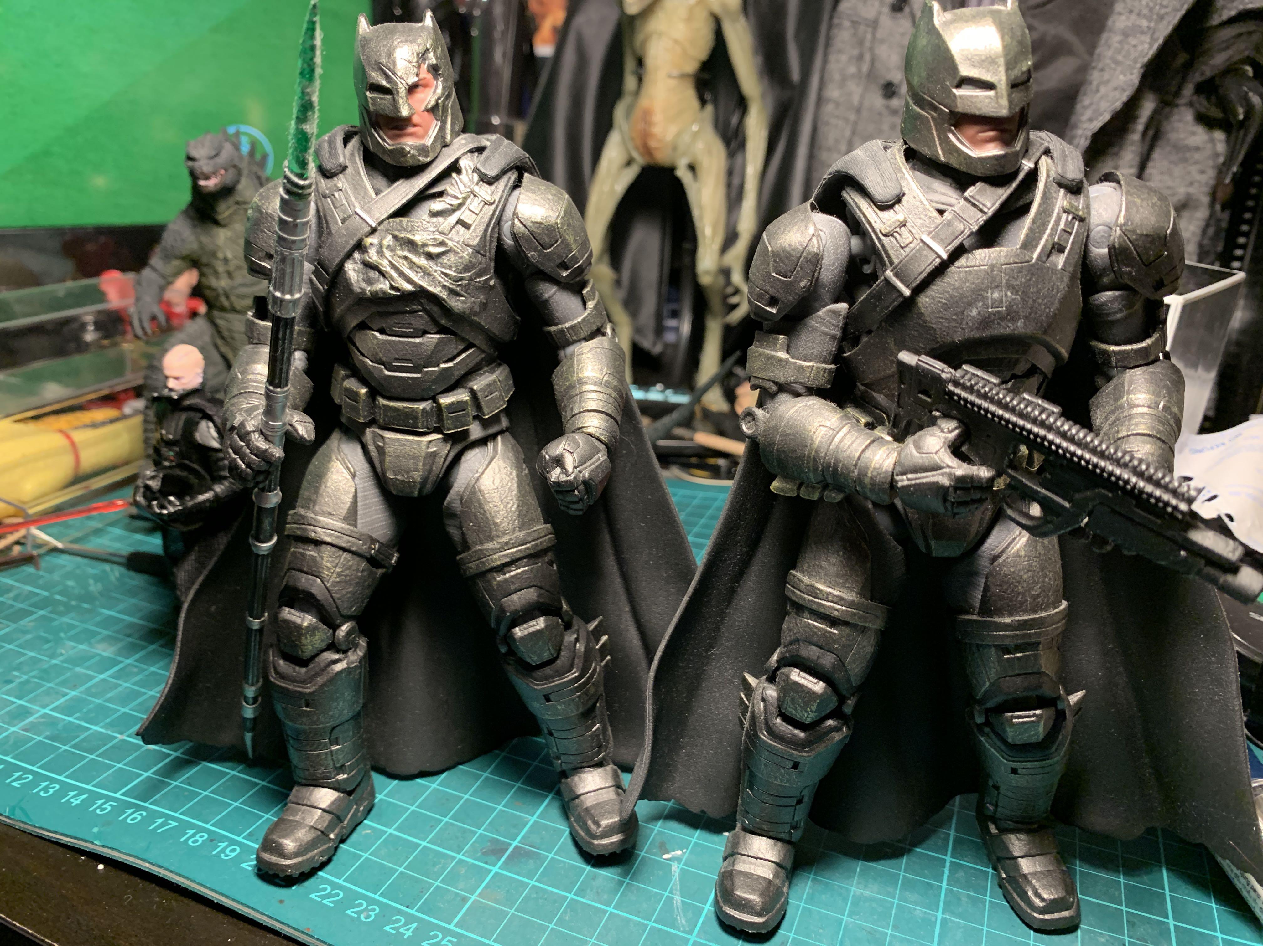 Beast Kingdom BVS Armored Batman and BD Armored Batman
