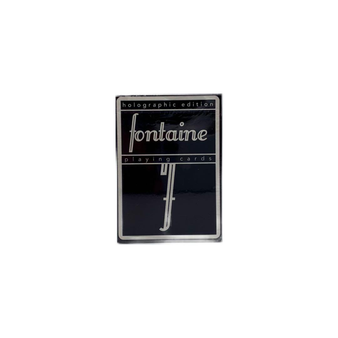 Black Holographic Fontaine Pre-Release Edition Playing Cards, Hobbies &  Toys, Toys & Games on Carousell