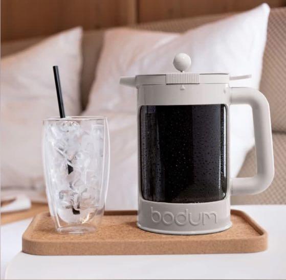 Bodum BEAN Iced Coffee Maker, Cold Brew Coffee Maker, 1.5 L, 51oz, White 
