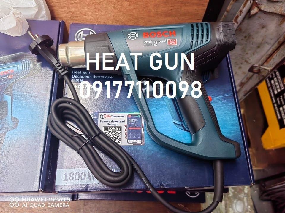 Bosch Heat Gun (Category: Construction Tools & Equipment) located in Manila. Submitted by joeyroque09 (Listing ID 1148510433, Image 2). Description: TAKEZO INDUSTRIAL SUPPLY Location: Mayhaligue St. Abad Santos, Manila Waze: Takezo Industrial Supply (Tondo, Manila) Land mark: Uno High School 126 Medicion 2B, Imus, Cavite Waze: Takezo Industrial Supply (Imus, Cavite) Land mark: Sea Oil.