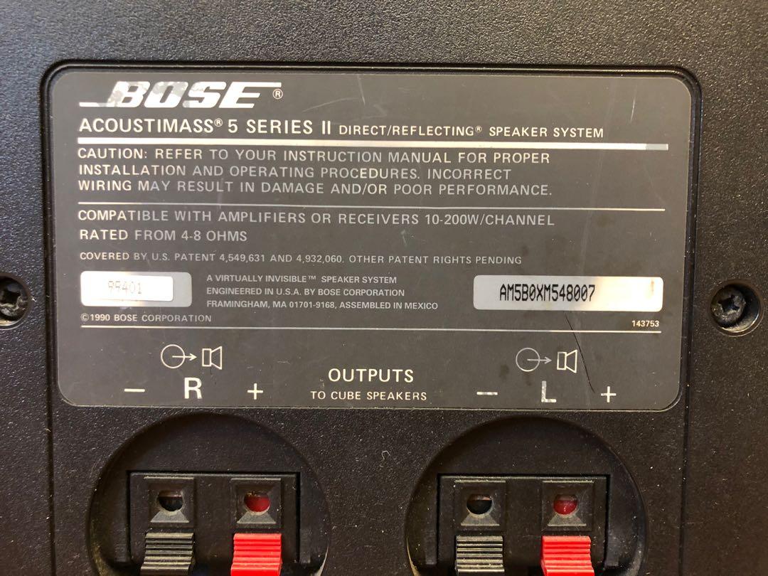 Bose AM5 Series II, Audio, Soundbars, Speakers & Amplifiers on Carousell