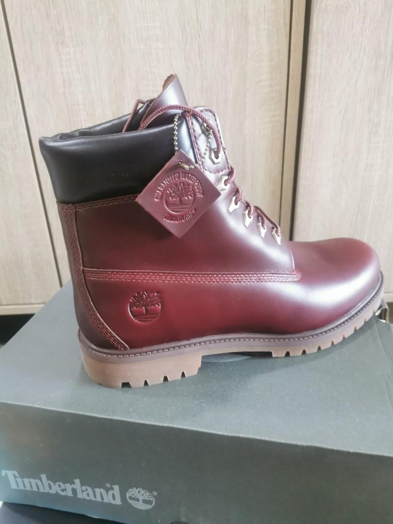 Abrazadera para jugar por ciento BRAND NEW*FREE DELIVERY 🚚 Authentic Timberland Men Heritage Waterproof  Burgundy Medium brown full grain boots, Men's Fashion, Footwear, Boots on  Carousell