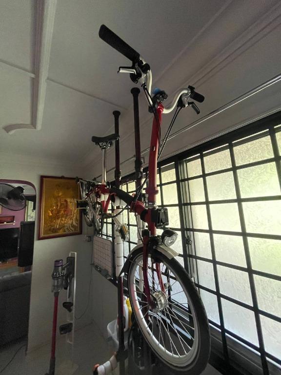 Brompton h6r sales folding bike red