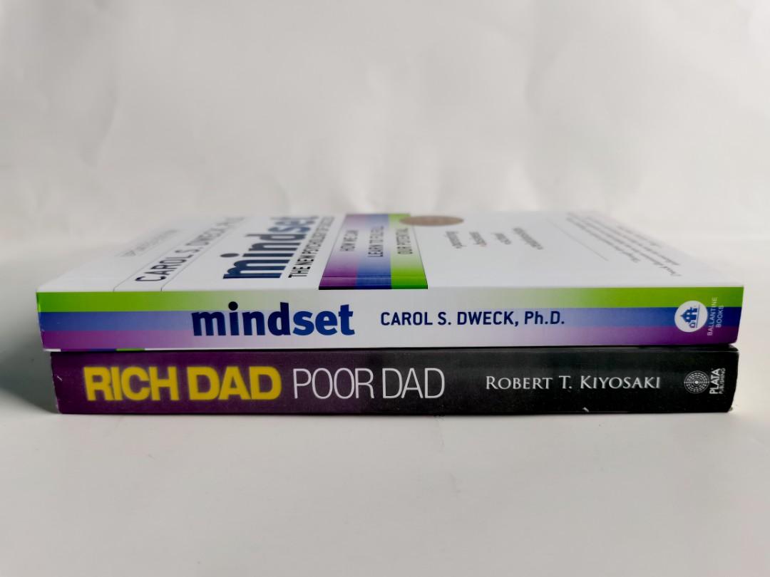 Mindset & Rich Dad Poor Dad Bundle [SALE] (Category: Storybooks) located in Mandaluyong City. Submitted by pattotie_bookshop (Listing ID 1148541469, Image 3). Description: !!! GREAT DEALS IN MY STORE !! Visit our shop to get the lowest prices and the best deals yet. I know you want it! Ano pang hinihintay mo, Add to Cart na! Lazada Link : https://s.lazada.com.ph/s.h6EBV Shopee Link : http://shopee.ph/pattotie_bookshop PS: Please do support our sh