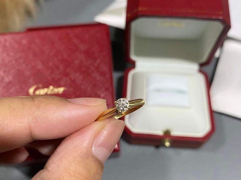 Cartier Engagement ring size 6 Women s Fashion Jewelry Organizers Rings on Carousell