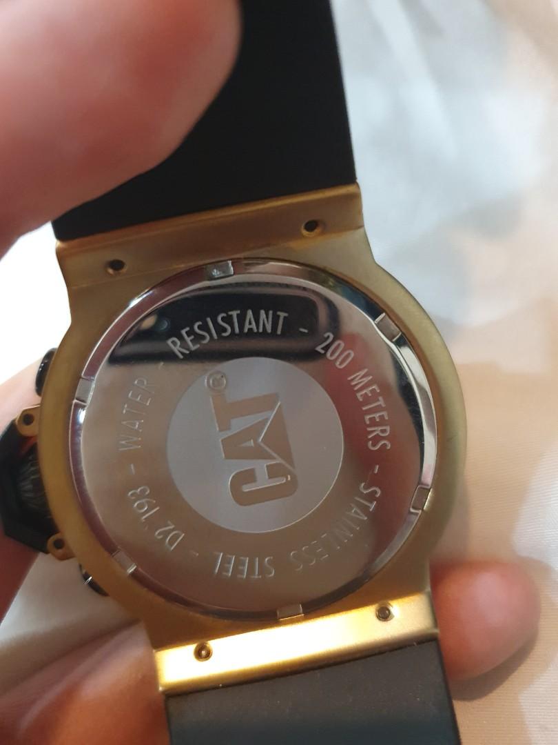 Cat sales chronograph watch