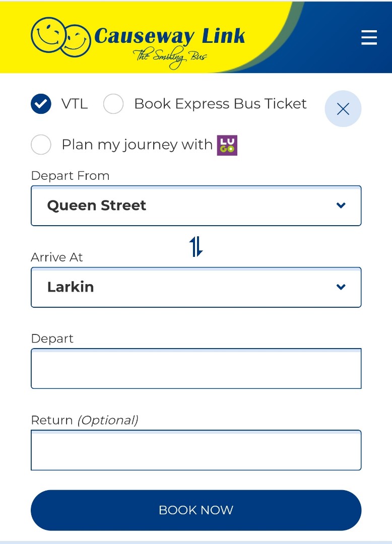 Ticket causeway link vtl How to