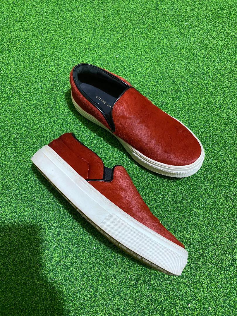 Celine pony sale hair shoes