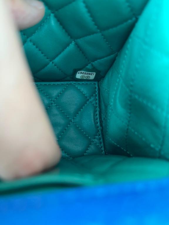 Chanel Python Mini Square - Rare! (Category: Bags & Wallets) located in Singapore. Submitted by newmom81 (Listing ID 1148499128, Image 3). Description: The bag is a collectors item, beautifully crafted in patent python skin in blue, in classic French shade, ‘Yves Klein Bleu’. Yves Klein is the French artist who developed this shade of deep electric blue in 1958, and it has been known as International Klein Blue (IKB) in the art circle ever since.