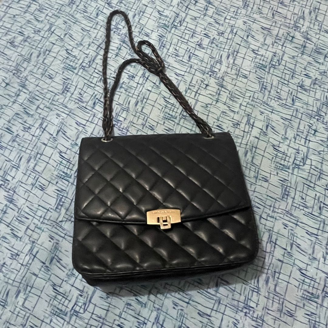 Charles and Keith Quilted Bag, Women's Fashion, Bags & Wallets ...