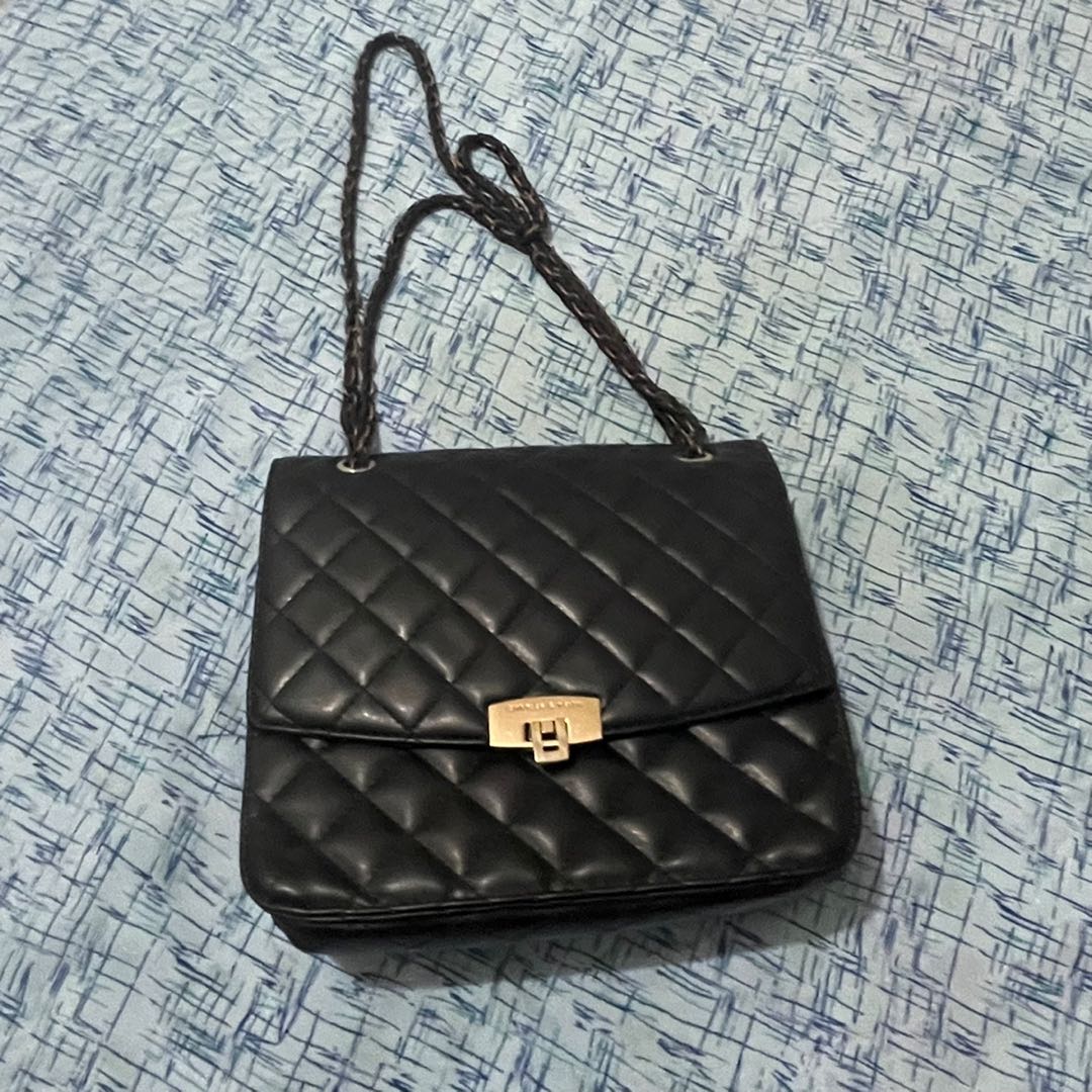 Charles and Keith Quilted Bag, Women's Fashion, Bags & Wallets