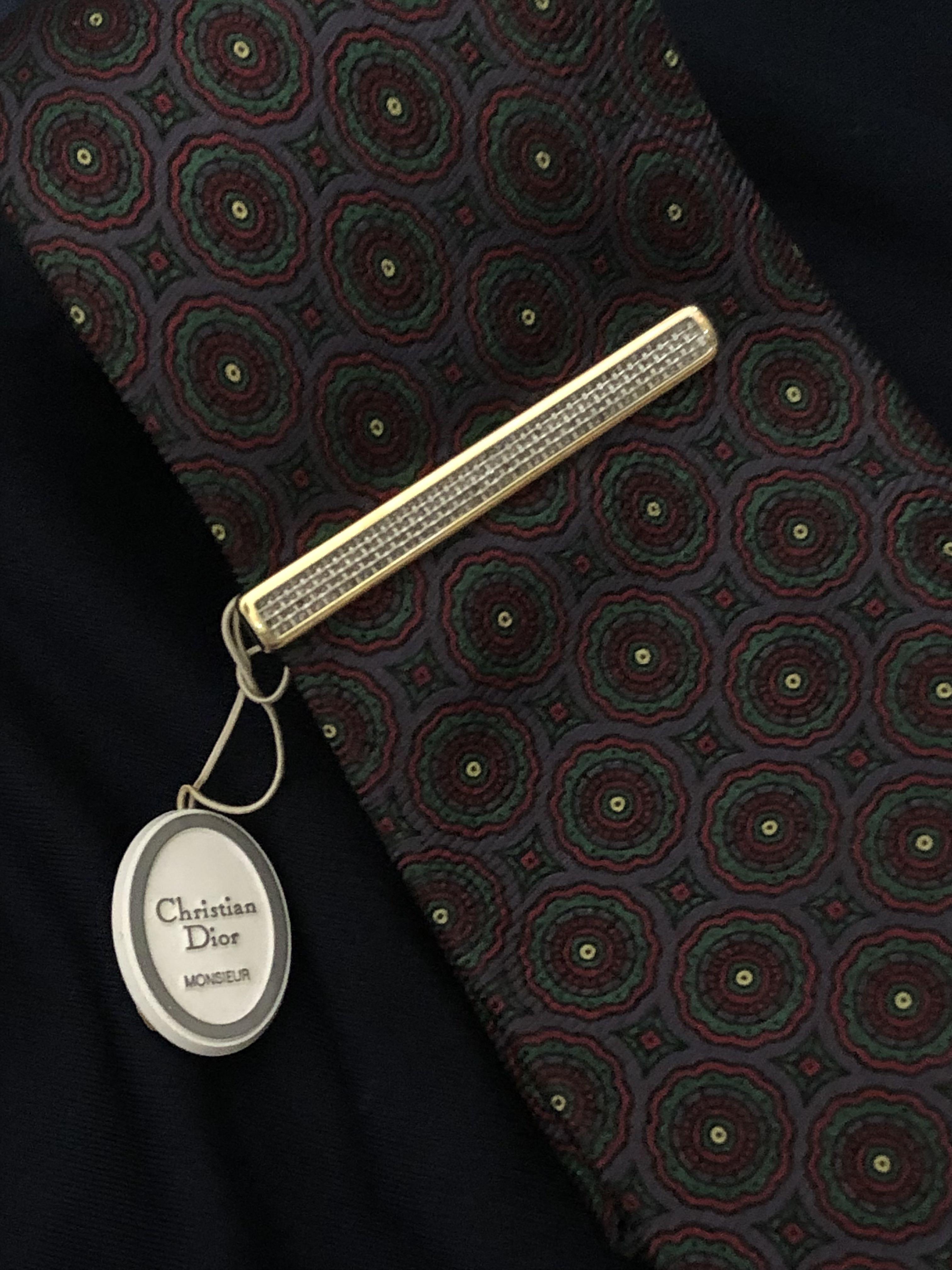 Christian Dior tie bar, Men's Fashion, Watches & Accessories, Ties on