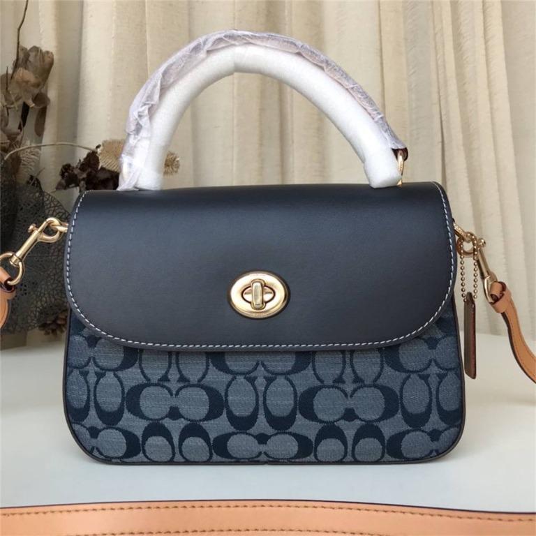 Coach C1557 C1560 C1765 C1563 C1558 C4921 C2832 C5644 C5645 Marlie Top Handle Satchel Blocked Signature Chambray Quilting Crossbody Bag Women s Handbag Sling Beg 24x18x7cm Women s Fashion Bags Wallets...