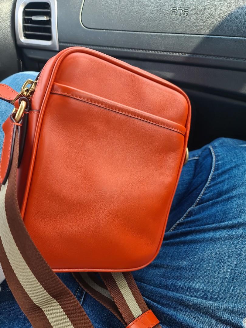 Coach heritage crossbody in leather suede, Luxury, Bags & Wallets on