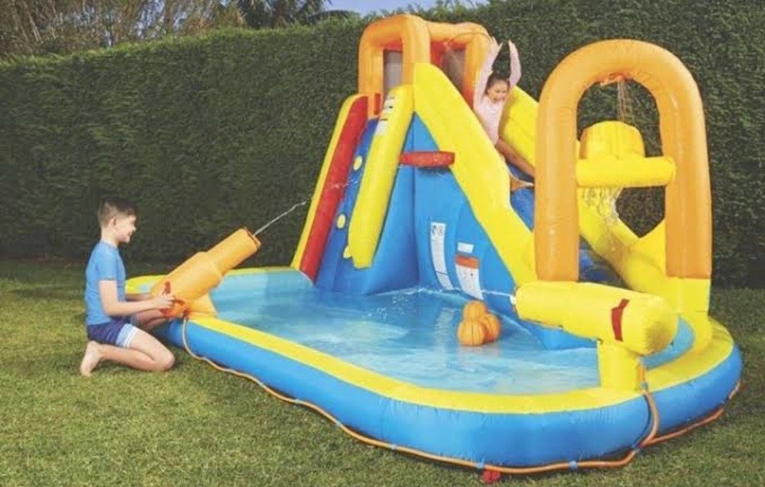 crane inflatable water park, Hobbies & Toys, Toys & Games on Carousell