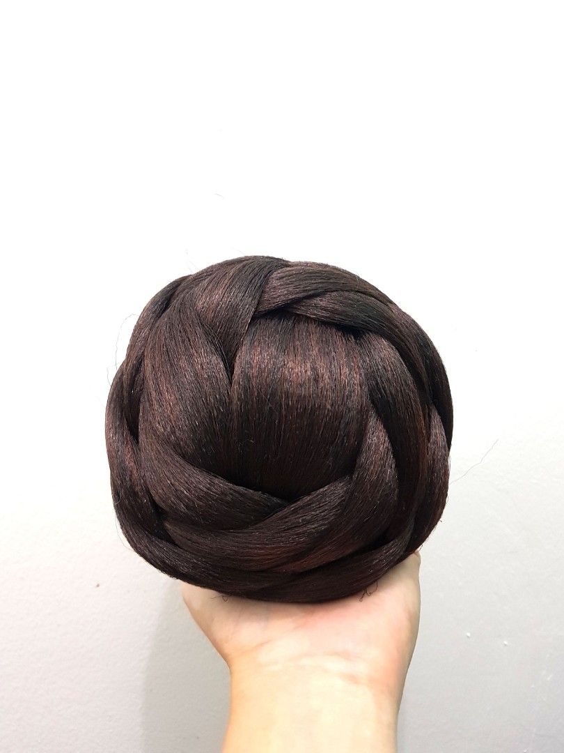 Fake shop hair bun