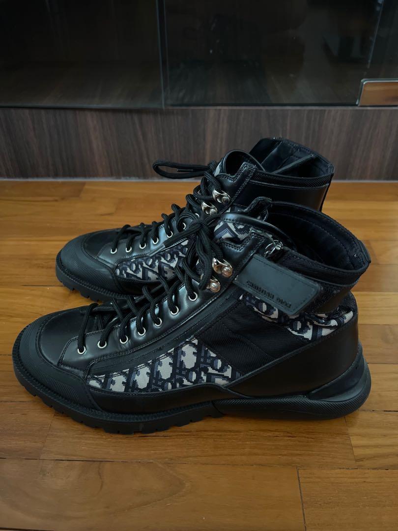 Christian dior combat boots new arrivals