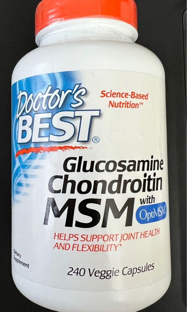 Doctor's Best Glucosamine Chondroitin MSM, Health & Nutrition ...
